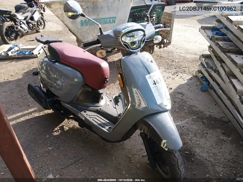 LC2DBJ146KC100962 Kymco 2019 — повреждение Повреждения со всех сторон, фото до ремонта