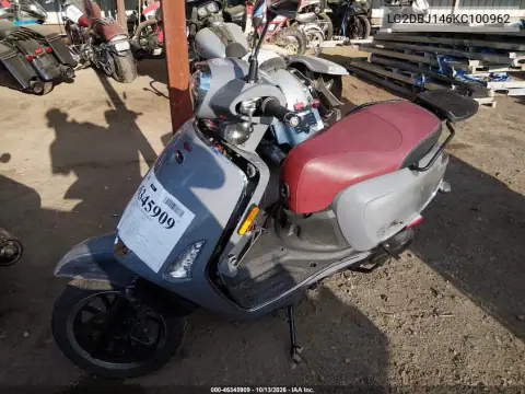 LC2DBJ146KC100962 — 2019 Kymco, фото 2 с аукциона IAAI, Повреждения со всех сторон