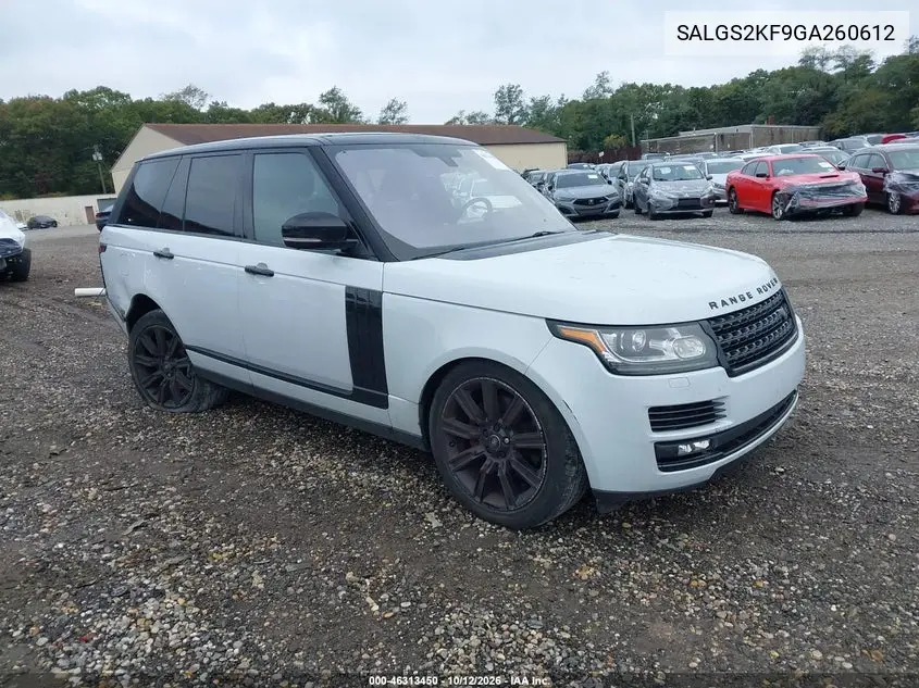 SALGS2KF9GA260612 — 2016 Land Rover Range Rover, zdjęcie 2 z IAAI, Tył