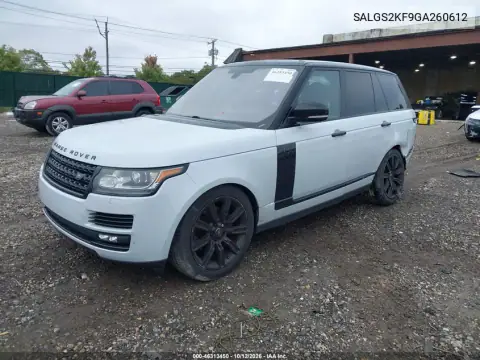 SALGS2KF9GA260612 — 2016 Land Rover Range Rover, zdjęcie 3 z IAAI, Tył