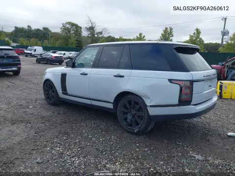 SALGS2KF9GA260612 — 2016 Land Rover Range Rover, zdjęcie 4 z IAAI, Tył