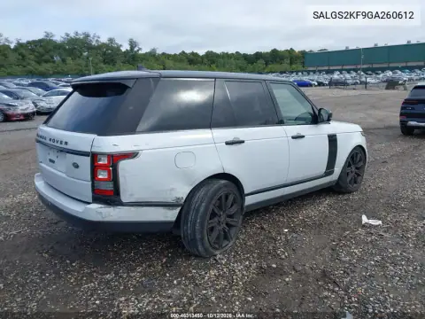 SALGS2KF9GA260612 — 2016 Land Rover Range Rover, zdjęcie 5 z IAAI, Tył