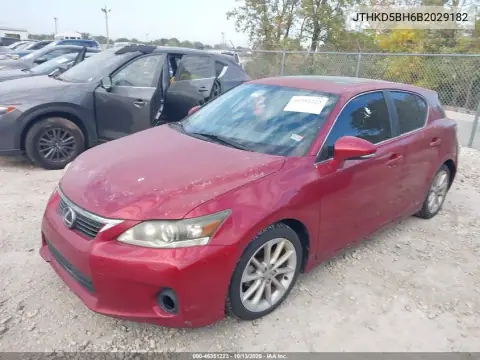 JTHKD5BH6B2029182 — 2011 Lexus CT, photo 2 from IAAI, Normal wear