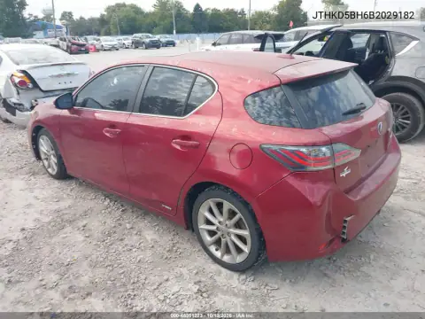 JTHKD5BH6B2029182 — 2011 Lexus CT, photo 3 from IAAI, Normal wear