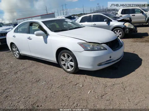 JTHBJ46G282199214 — 2008 Lexus ES, Передня частина, фото до ремонту