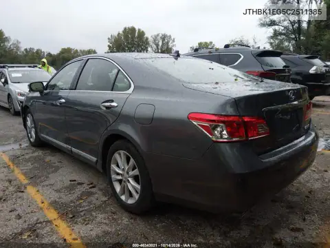 JTHBK1EG5C2511385 — 2012 Lexus ES, photo 4 from IAAI, Not reported