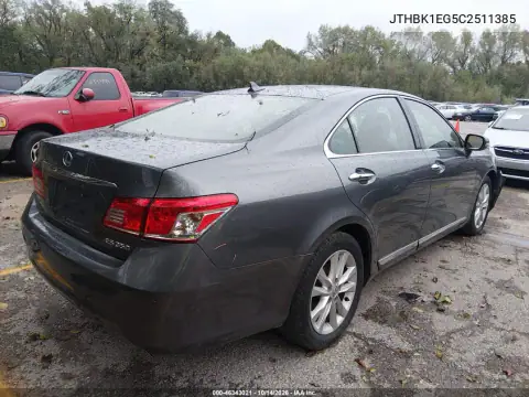 JTHBK1EG5C2511385 — 2012 Lexus ES, photo 5 from IAAI, Not reported