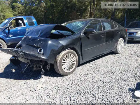 JTHBK1GGXD2021605 — 2013 Lexus ES, photo 2 from IAAI, Front end