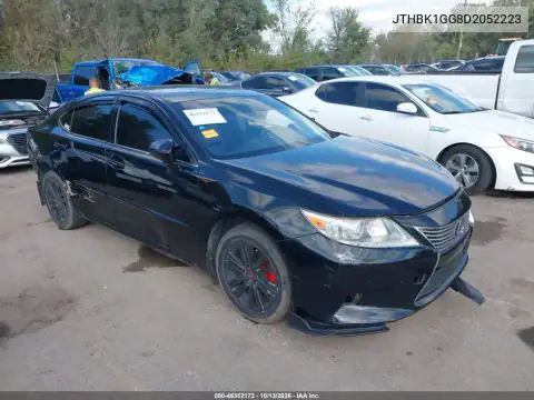 JTHBK1GG8D2052223 — 2013 Lexus ES, Левый и правый бока, фото до ремонта