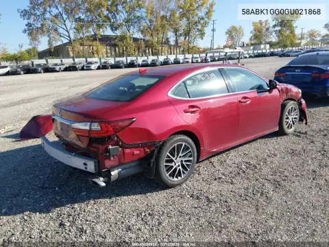 58ABK1GG0GU021868 — 2016 Lexus ES, photo 5 from IAAI, Front and rear