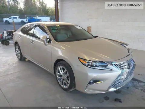 58ABK1GG8HU065960 — 2017 Lexus ES, photo 2 from IAAI, Left front