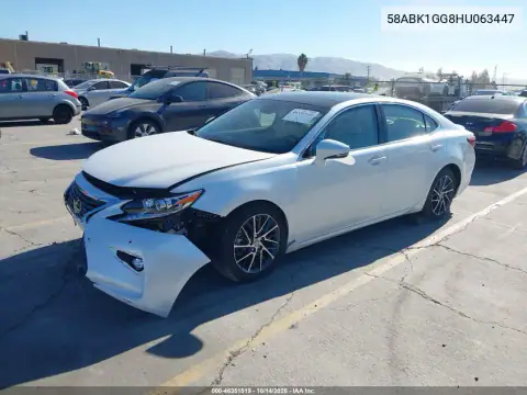 58ABK1GG8HU063447 — 2017 Lexus ES, foto 2 de IAAI, Parte delantera