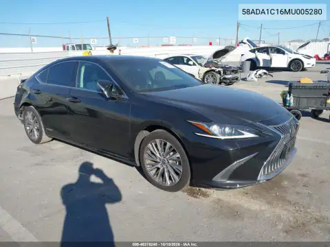 58ADA1C16MU005280 — 2021 Lexus ES, ЗАДНЯЯ ЧАСТЬ, фото до ремонта