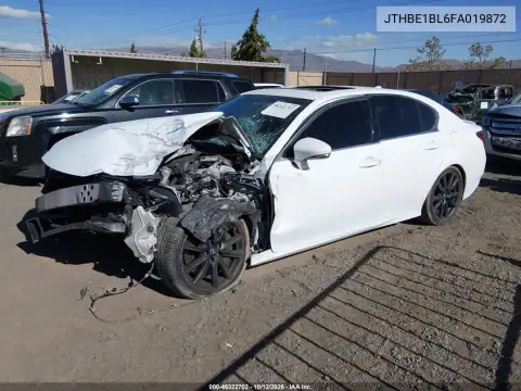 JTHBE1BL6FA019872 — 2015 Lexus GS, zdjęcie 2 z IAAI, Lewy przód
