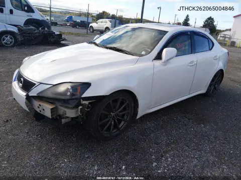 2006 Lexus Is 250 VIN JTHCK262065004846 фото 2