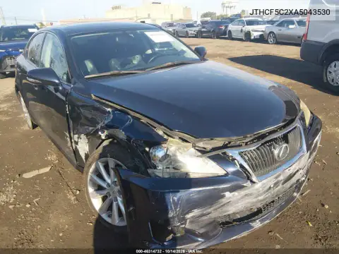 JTHCF5C2XA5043530 — 2010 Lexus IS, Повреждения со всех сторон, фото до ремонта