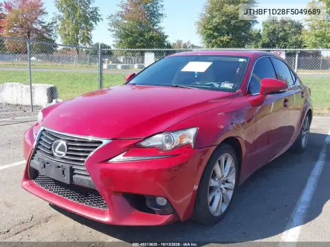 JTHBF1D28F5049689 — 2015 Lexus IS, фото 2 с аукциона IAAI, Подтопление
