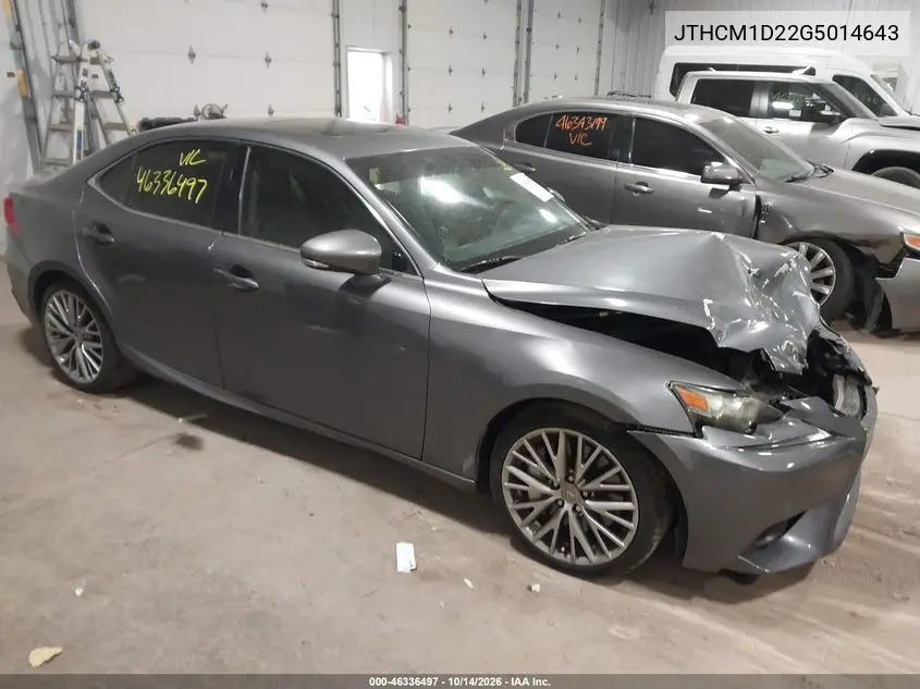 JTHCM1D22G5014643 — 2016 Lexus IS, photo 2 from IAAI, Front end