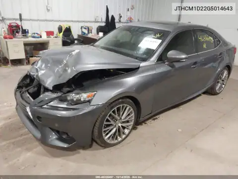 JTHCM1D22G5014643 — 2016 Lexus IS, photo 3 from IAAI, Front end