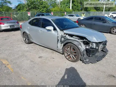 JTHBA1D27H5044727 — 2017 Lexus IS, Передня частина, фото до ремонту