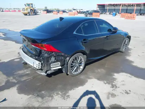 JTHD81F21L5041302 — 2020 Lexus IS, photo 5 from IAAI, Left rear