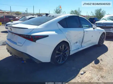 JTHGZ1B24M5040520 — 2021 Lexus IS, zdjęcie 5 z IAAI, Prawy bok