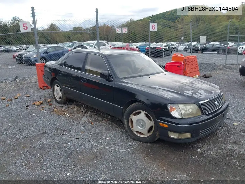 JT8BH28F2X0144504 — 1999 Lexus LS, photo 2 from IAAI 27.10.2026, Normal wear
