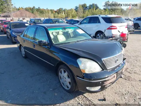 JTHBN30FX10047438 — 2001 Lexus LS, Передняя часть, фото до ремонта