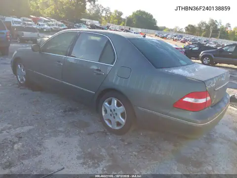 JTHBN36F240138859 — 2004 Lexus LS, zdjęcie 3 z IAAI, Prawy bok