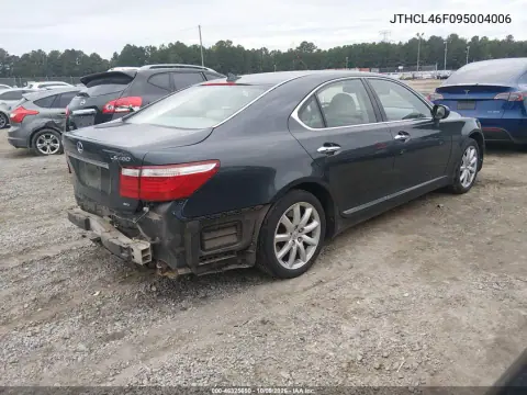 2009 Lexus Ls 460 VIN JTHCL46F095004006 фото 5