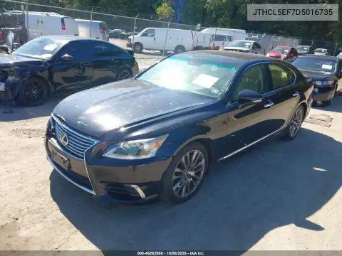 2013 Lexus Ls 460 VIN JTHCL5EF7D5016735 фото 3