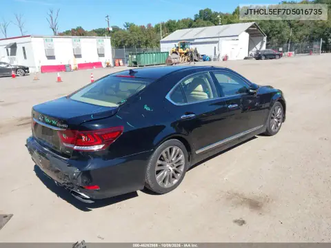 2013 Lexus Ls 460 VIN JTHCL5EF7D5016735 фото 5