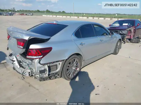 2016 Lexus Ls 460 VIN JTHBL5EF0G5142242 фото 5