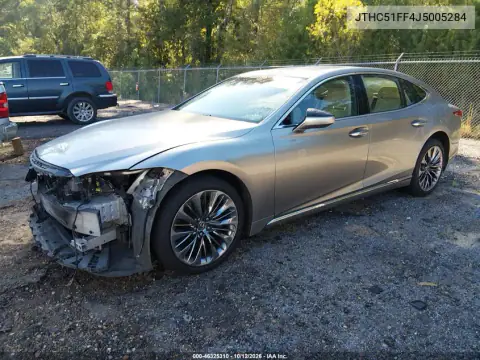 JTHC51FF4J5005284 — 2018 Lexus LS, photo 3 from IAAI, Front end