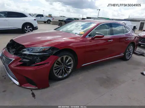 JTHBYLFF5K5004905 — 2019 Lexus LS, фото 3 с аукциона IAAI, Правый бок