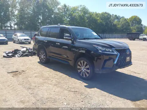 JTJDY7AX9L4332673 — 2020 Lexus LX, Передняя и задняя части, фото до ремонта