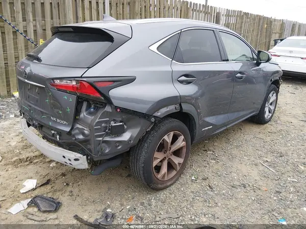 JTJBJRBZ5H2055918 — 2017 Lexus NX, photo 4 from IAAI 19.10.2026, Rear end