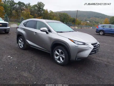 JTJBARBZ2H2125147 — 2017 Lexus NX, Zalanie wodą słodką, zdjęć przed naprawą
