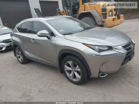 JTJBARBZ7H2101071 — 2017 Lexus NX, ბუნებრივი ცვეთა, ფოტოები შეკეთებამდე