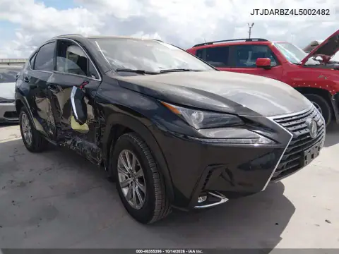 JTJDARBZ4L5002482 — 2020 Lexus NX, Lado derecho, fotos antes de reparar
