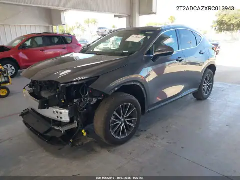 2T2ADCAZXRC013943 — 2024 Lexus NX, foto 3 de IAAI, Parte delantera