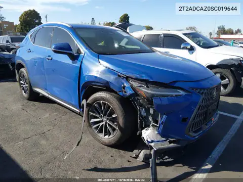2T2ADCAZ0SC019644 — 2025 Lexus NX, Prawy przód, zdjęć przed naprawą