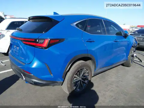 2T2ADCAZ0SC019644 — 2025 Lexus NX, zdjęcie 5 z IAAI, Prawy przód