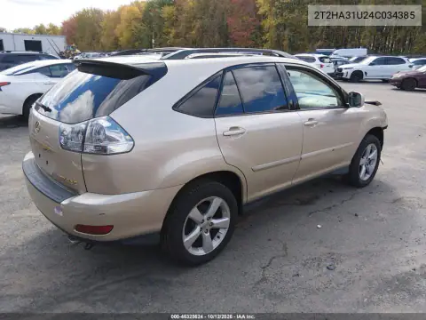 2T2HA31U24C034385 — 2004 Lexus RX, photo 5 from IAAI 22.10.2026, Front end