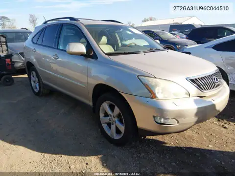 2T2GA31U96C044510 — 2006 Lexus RX, Естественный износ, фото до ремонта