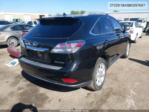 2011 Lexus Rx 350 VIN 2T2ZK1BA5BC057697 фото 5
