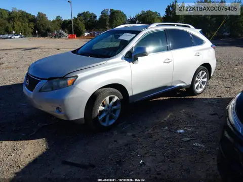 2T2ZK1BAXCC075405 — 2012 Lexus RX, zdjęcie 3 z IAAI, Prawy bok