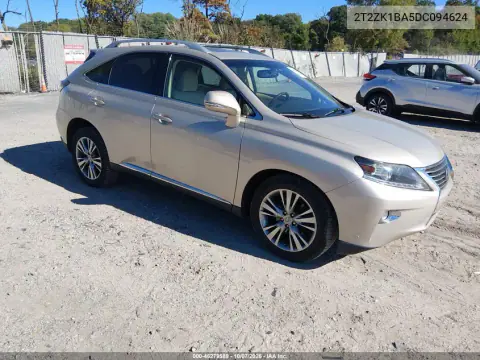 2T2ZK1BA5DC094624 — 2013 Lexus RX, Передняя часть слева, фото до ремонта
