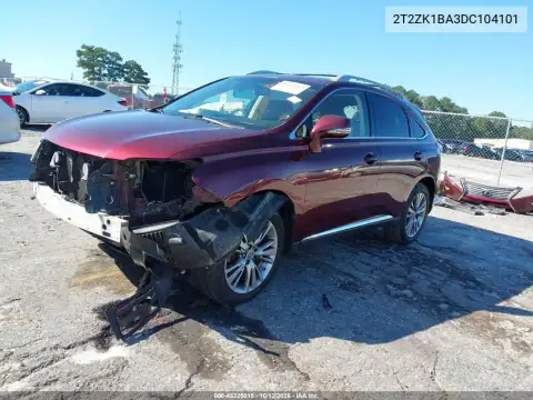 2T2ZK1BA3DC104101 — 2013 Lexus RX, zdjęcie 3 z IAAI, Przód