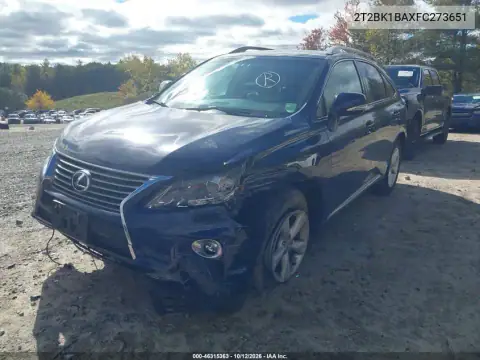 2T2BK1BAXFC273651 — 2015 Lexus RX, zdjęcie 3 z IAAI, Przód